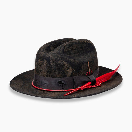 Obsidian – Urban Fedora with Dark Symbolism - Ruediger Hats