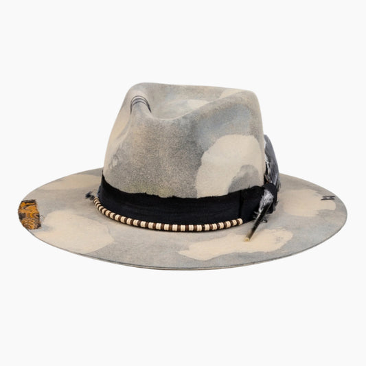 Orion - Vintage Handcrafted Tie - Dye Fedora Hat - Ruediger Hats