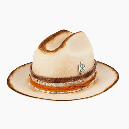 Ranger - Burned Distressed Vintage City Western Hat - Ruediger Hats