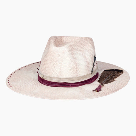 Solara – Handcrafted Distressed Vintage Western Straw Hat - Ruediger Hats