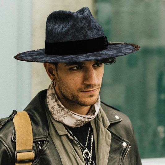 Stormer – Hand - Distressed Vintage Fedora - Ruediger Hats