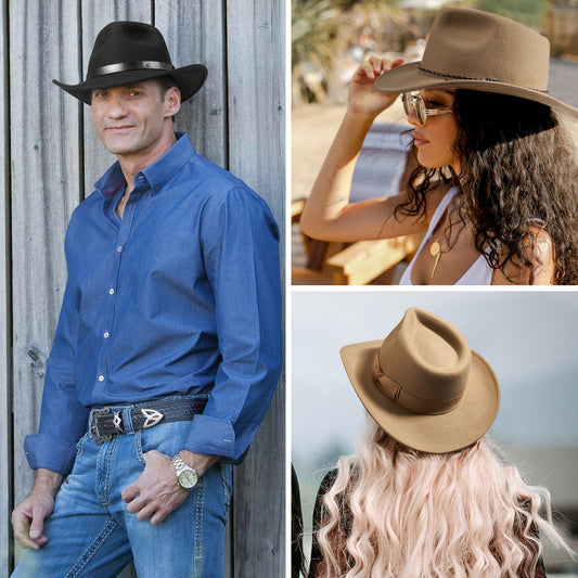 Unveiling the Distinctive Charms: Fedora Hats vs. Cowboy Hats - Ruediger Hats