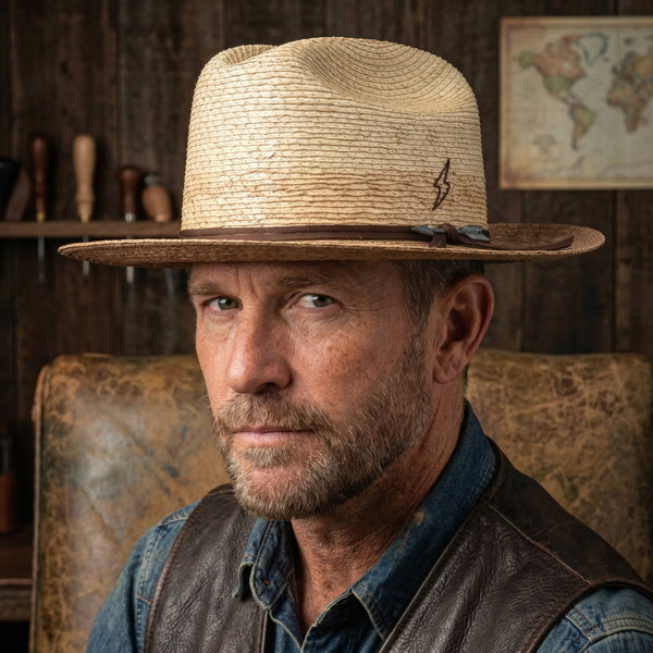 Westfall – Gradient Distressed Straw Hat