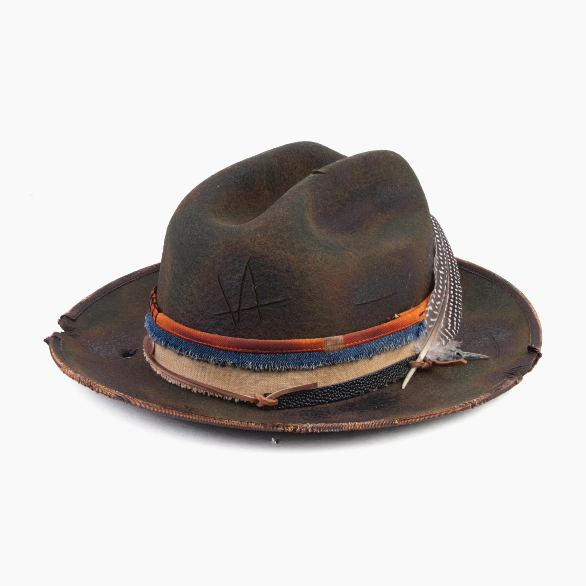 Ironwood – Handcrafted Weathered Western Hat