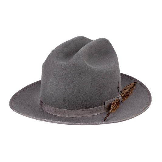 Scout - Handcrafted Distressed Vintage Western Fedora