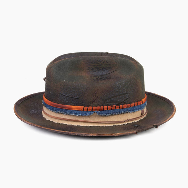 Ironwood – Handcrafted Weathered Western Hat