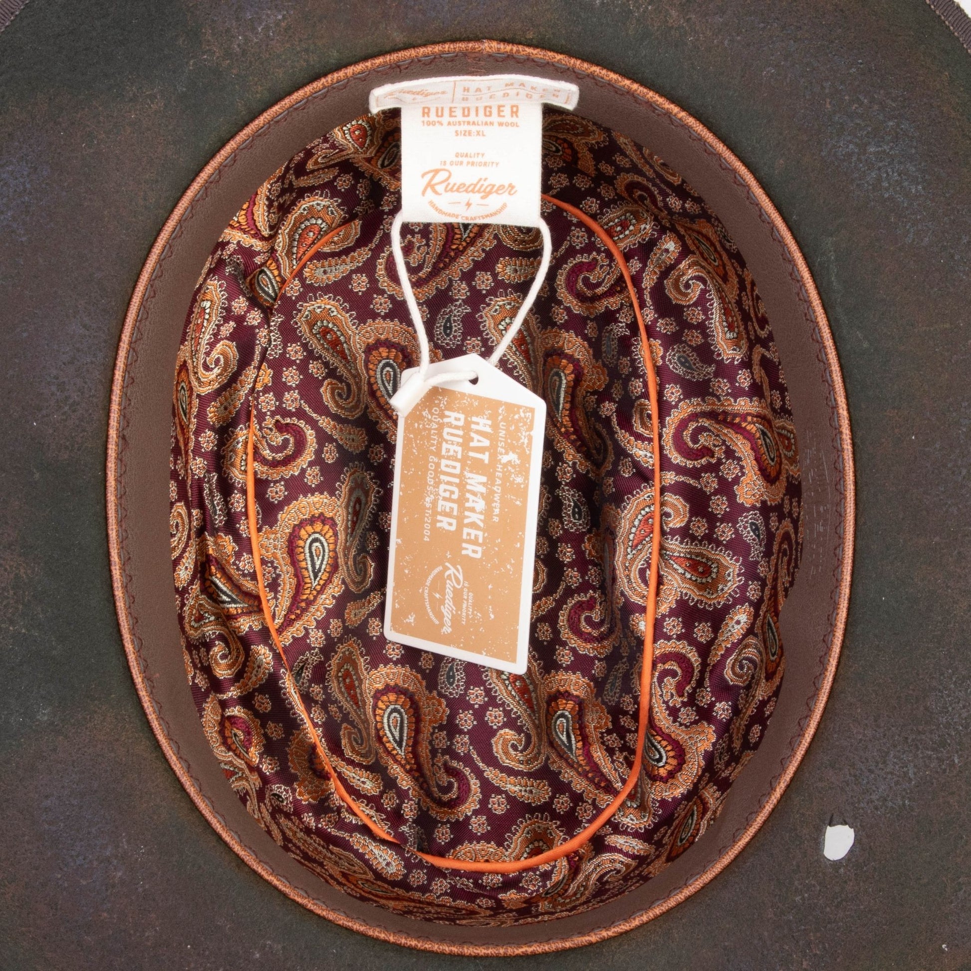 Ironwood – Handcrafted Weathered Western Hat
