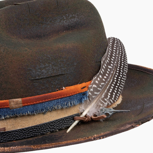 Ironwood – Handcrafted Weathered Western Hat
