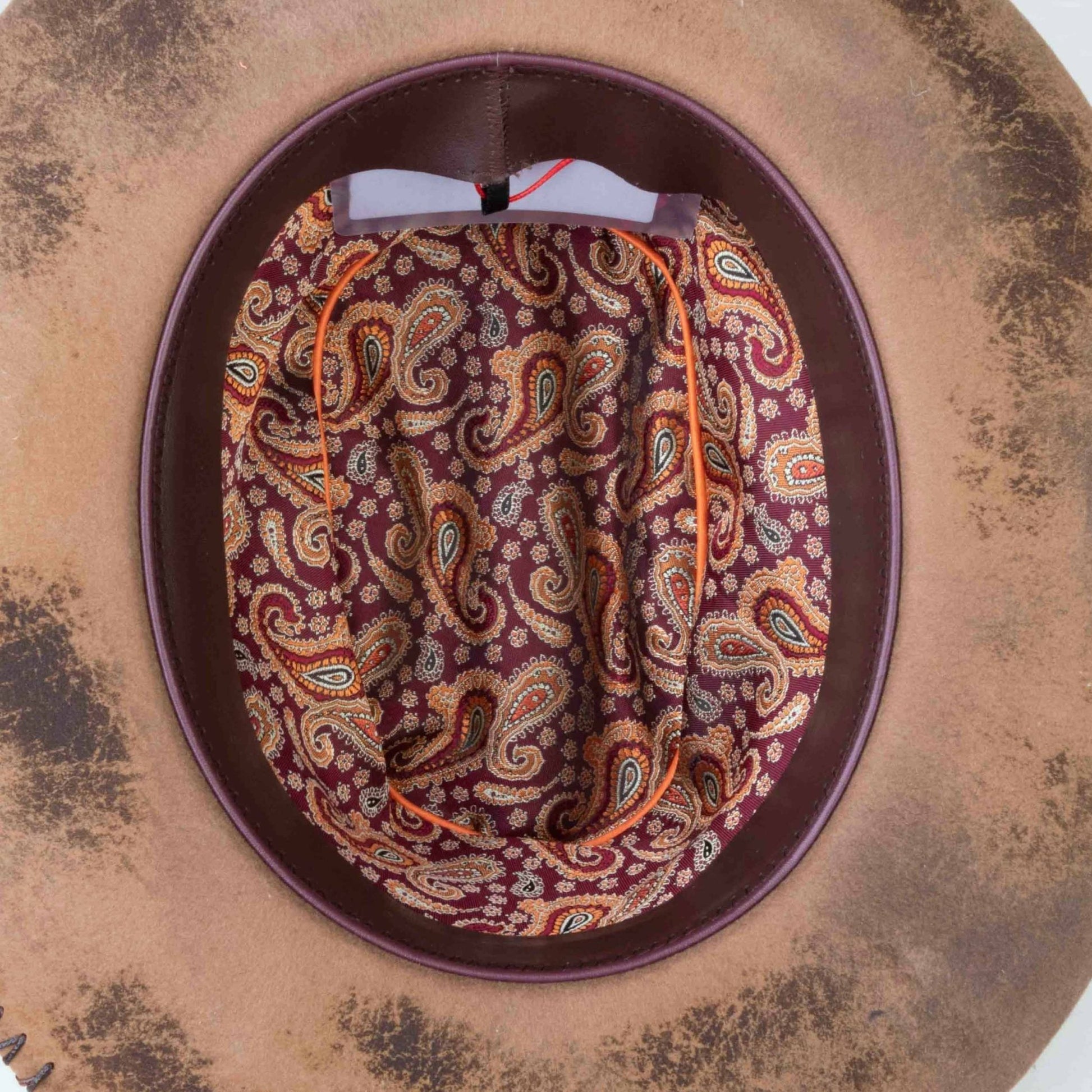 Blackthorn – Distressed Brown Western Hat - Ruediger Hats