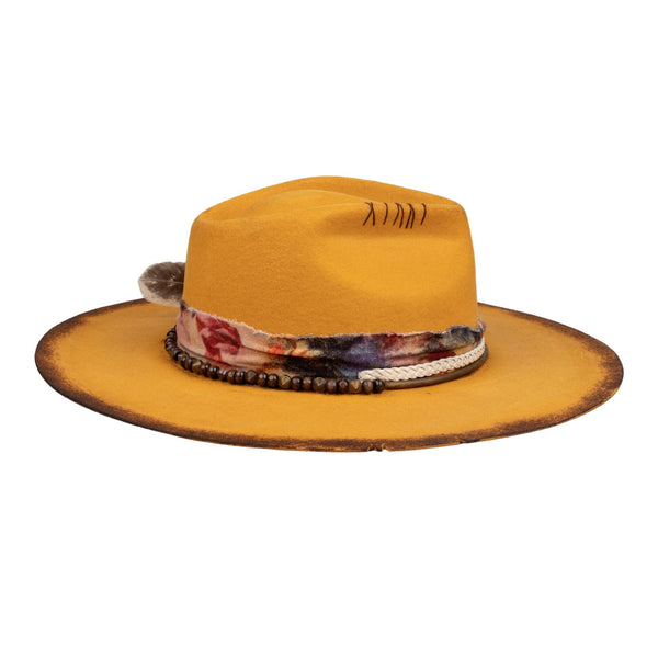 Blaze - Vintage Handcrafted Stiff Fedora Hat - Ruediger Hats