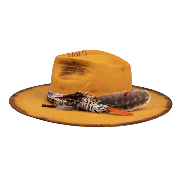 Blaze - Vintage Handcrafted Stiff Fedora Hat - Ruediger Hats