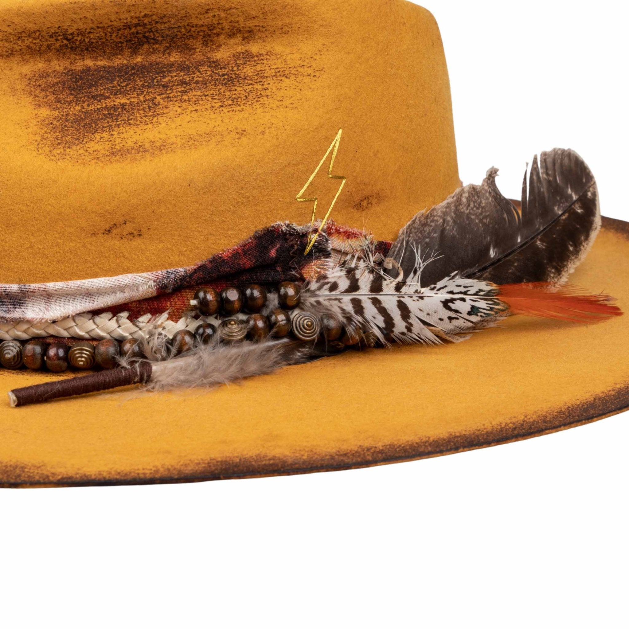 Blaze - Vintage Handcrafted Stiff Fedora Hat – Ruediger Hats