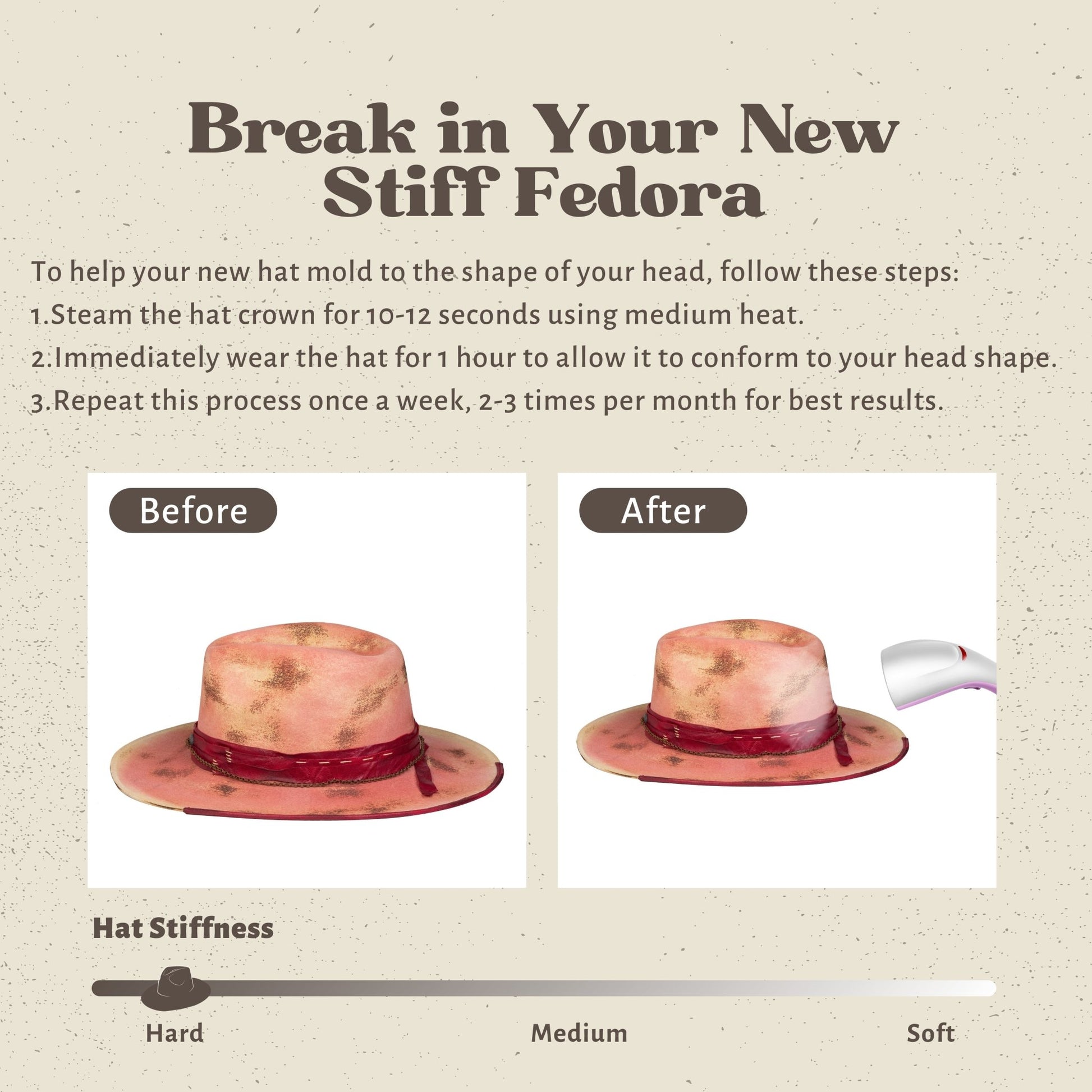 Straw Hat How To Stiffen Felt Hat Brim Wander Pink Burned