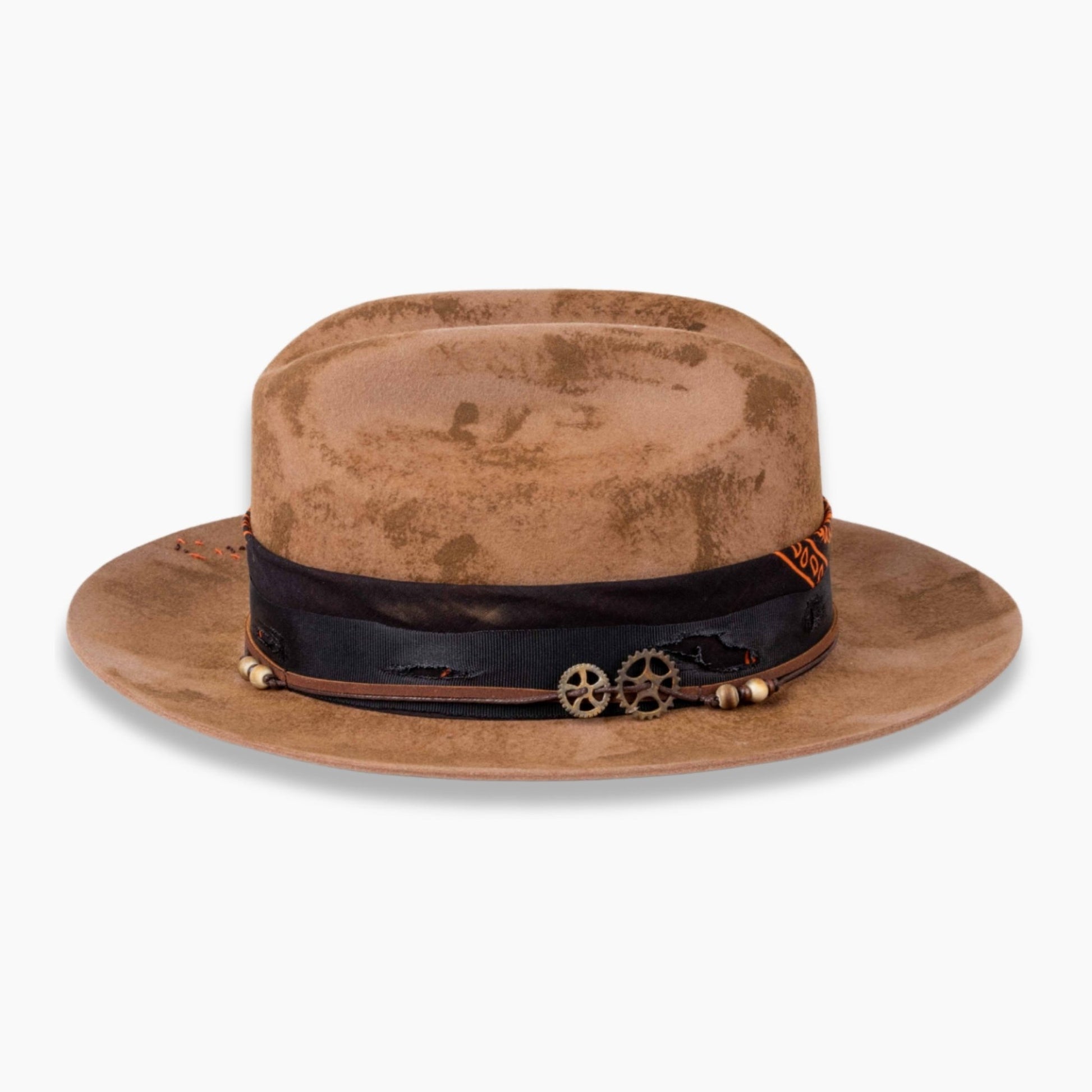Canyon – Vintage Fedora in Sandstone Brown - Ruediger Hats