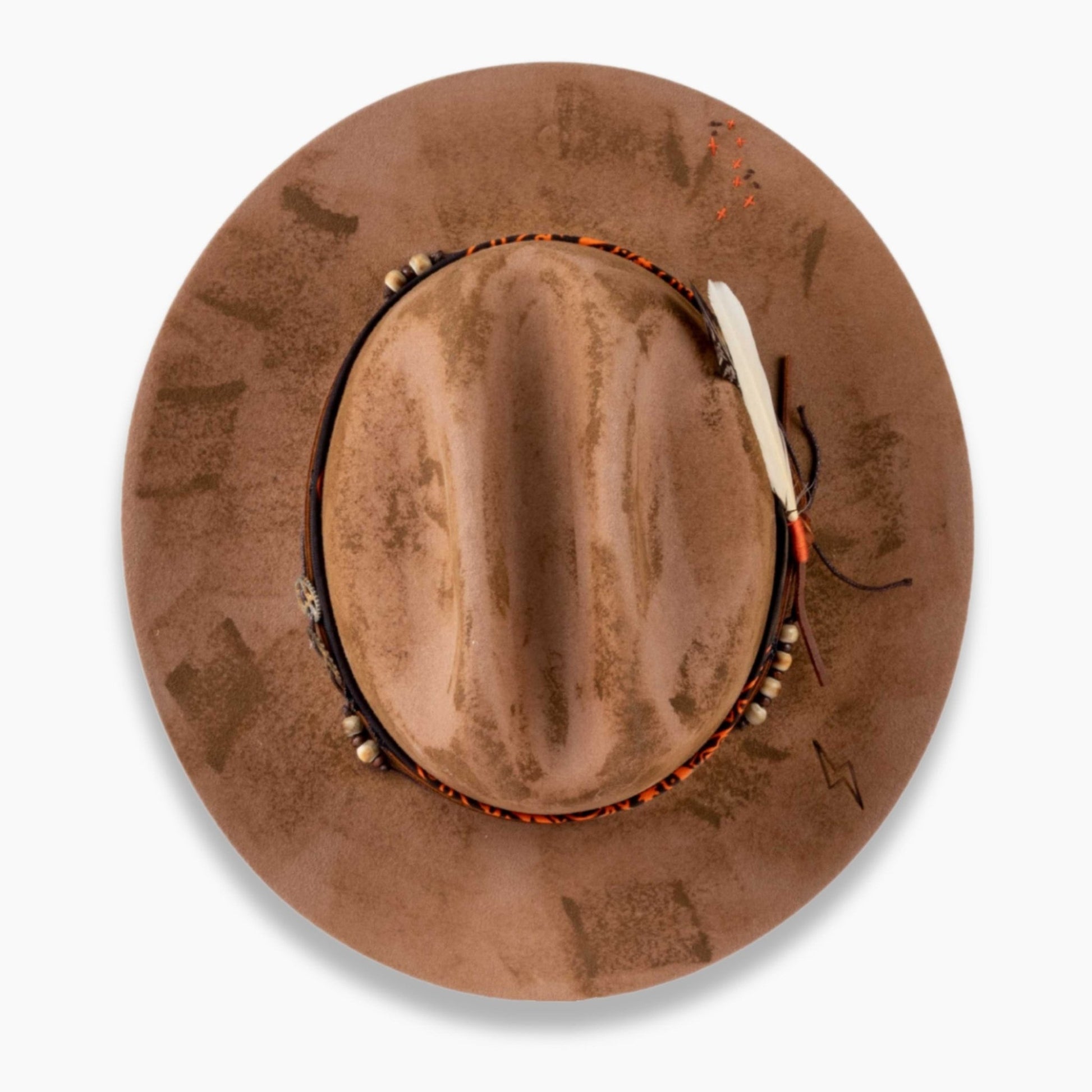 Canyon – Vintage Fedora in Sandstone Brown - Ruediger Hats