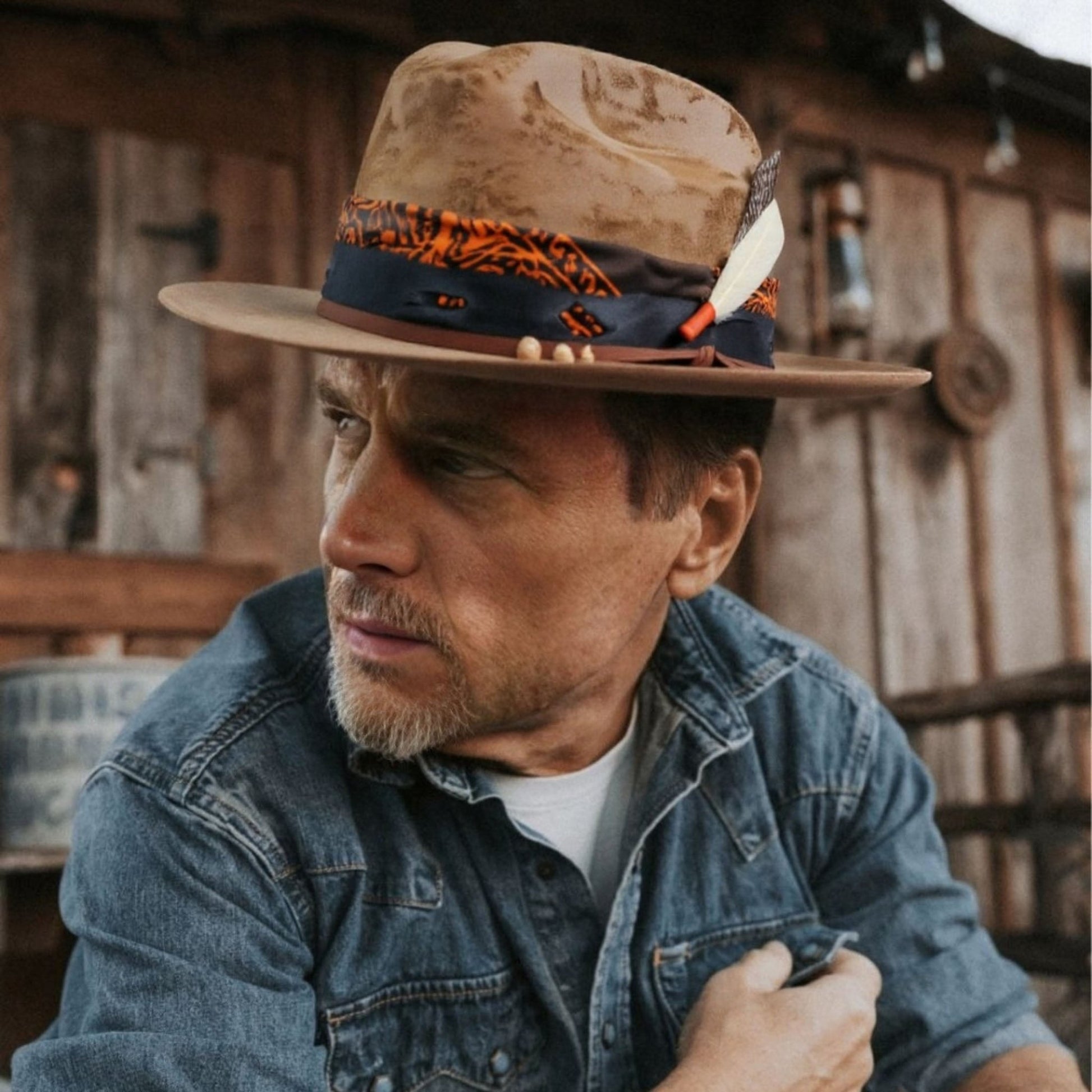 Canyon – Vintage Fedora in Sandstone Brown - Ruediger Hats