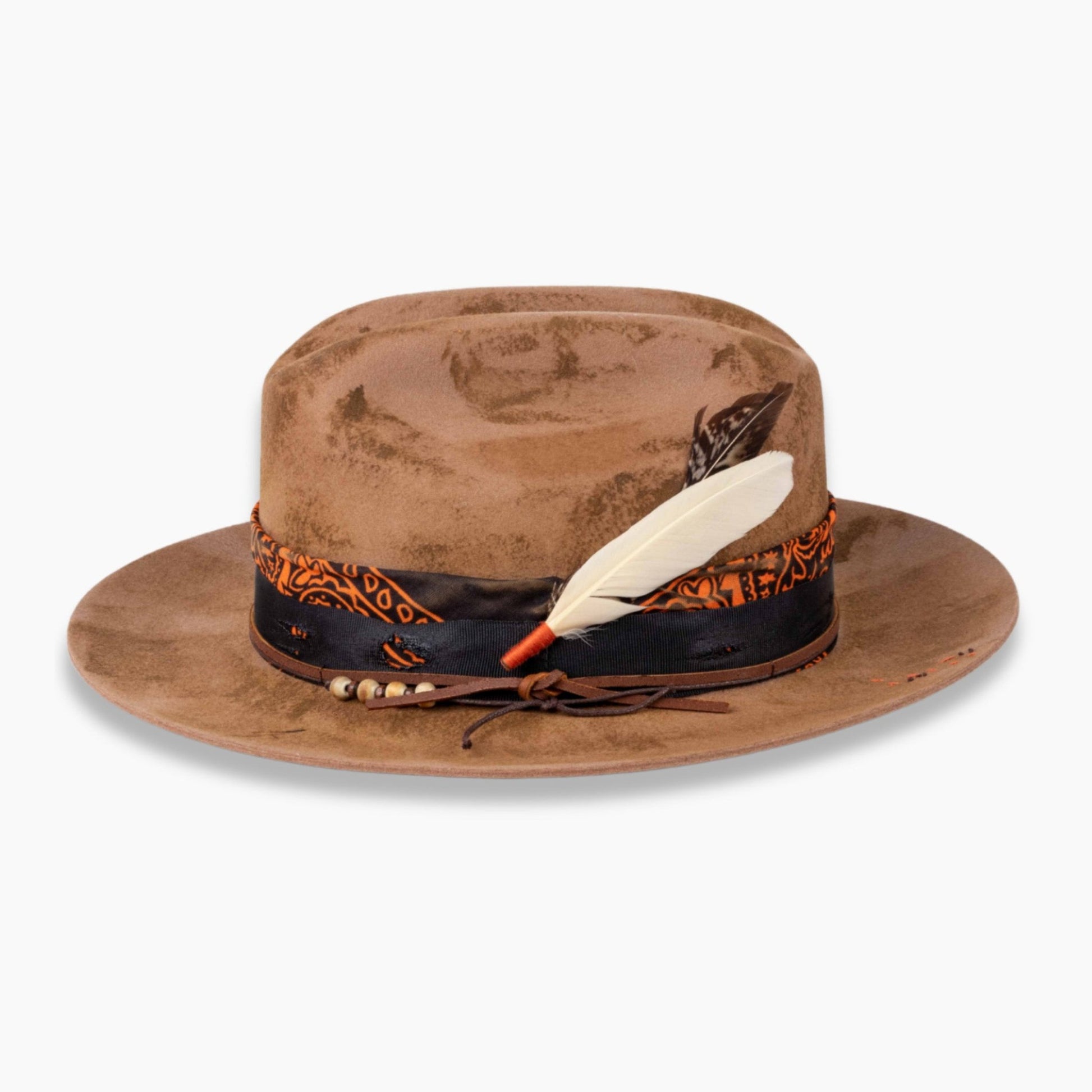 Canyon – Vintage Fedora in Sandstone Brown - Ruediger Hats