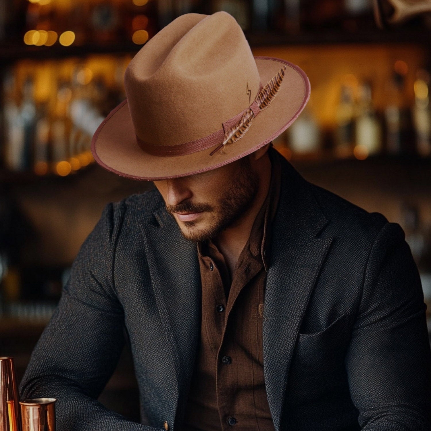 Duke - Vintage Western Fedora M(57CM) Duke - Vintage Western Fedora M(57CM)