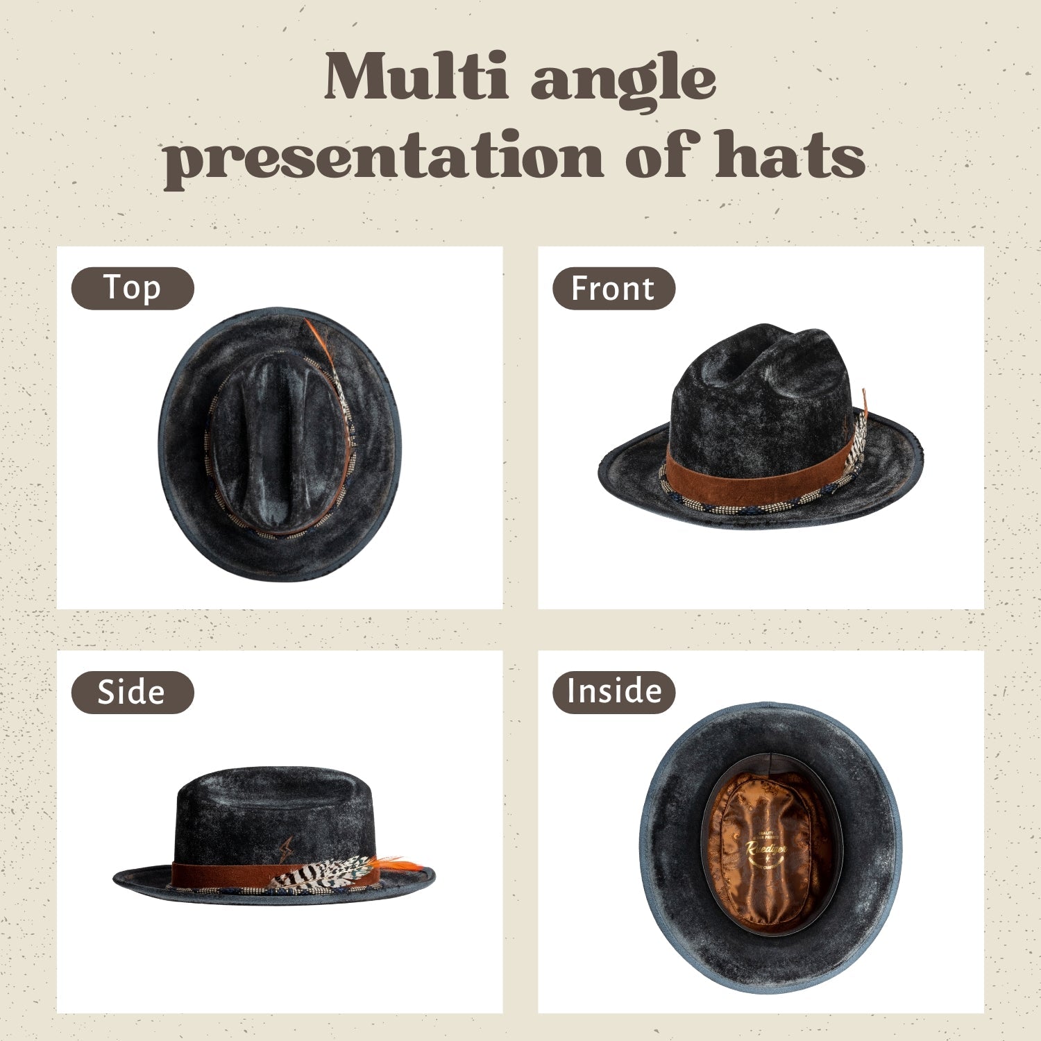Hayes - Vintage City Fedora – Ruediger Hats