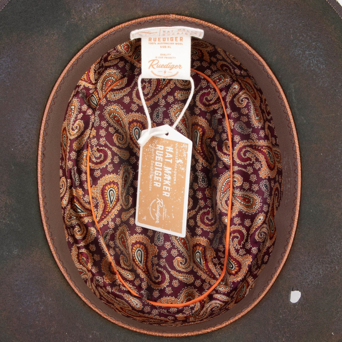 Ironwood – Handcrafted Weathered Western Hat - Ruediger Hats