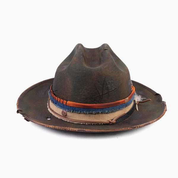 Ironwood – Handcrafted Weathered Western Hat - Ruediger Hats