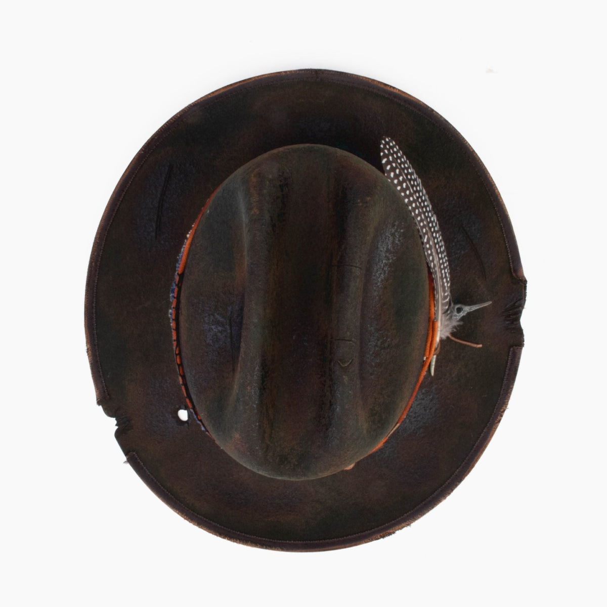 Ironwood – Handcrafted Weathered Western Hat - Ruediger Hats