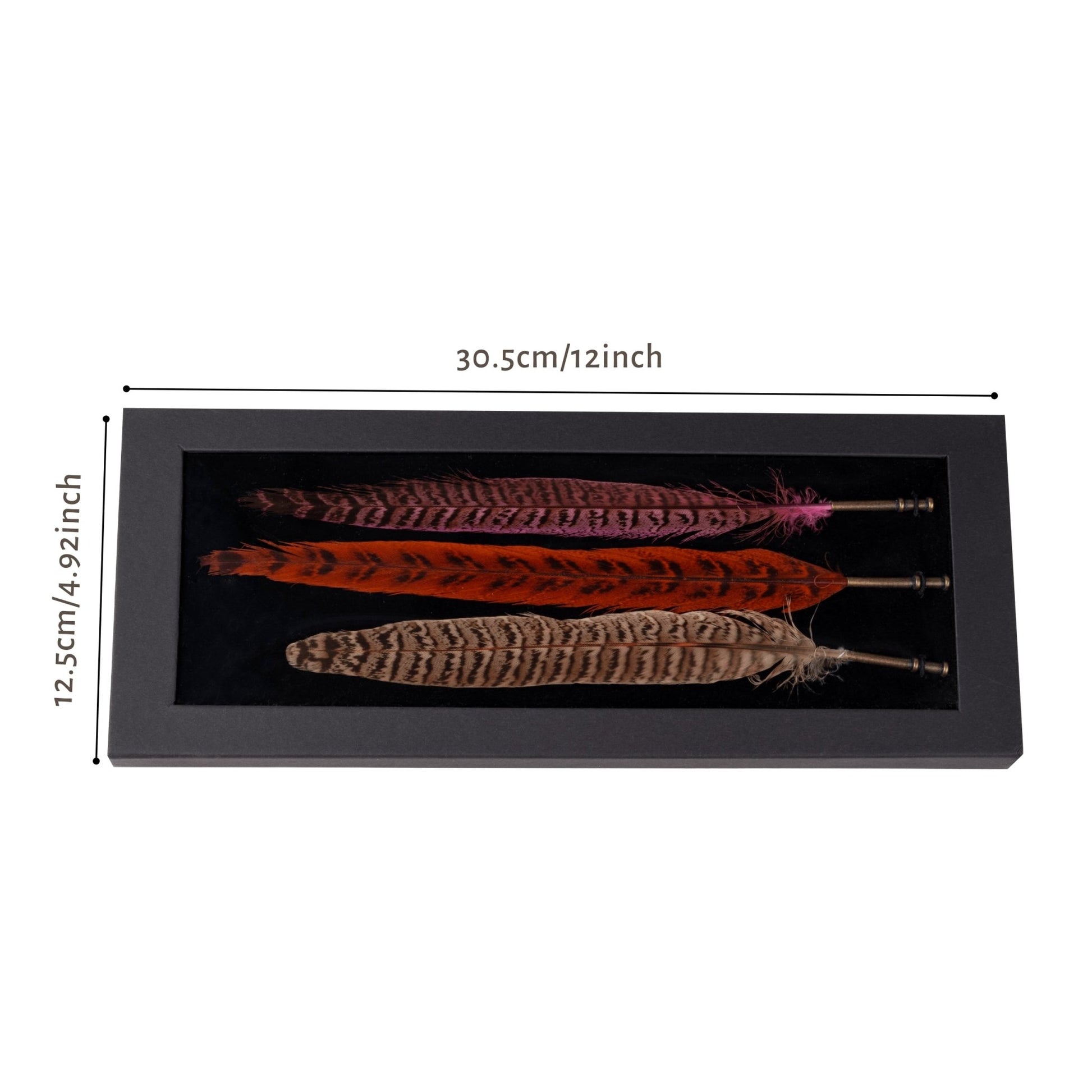 Luxury Hat Natural Feather Trim Set – Handpicked Feathers with Brass Bases - Ruediger Hats