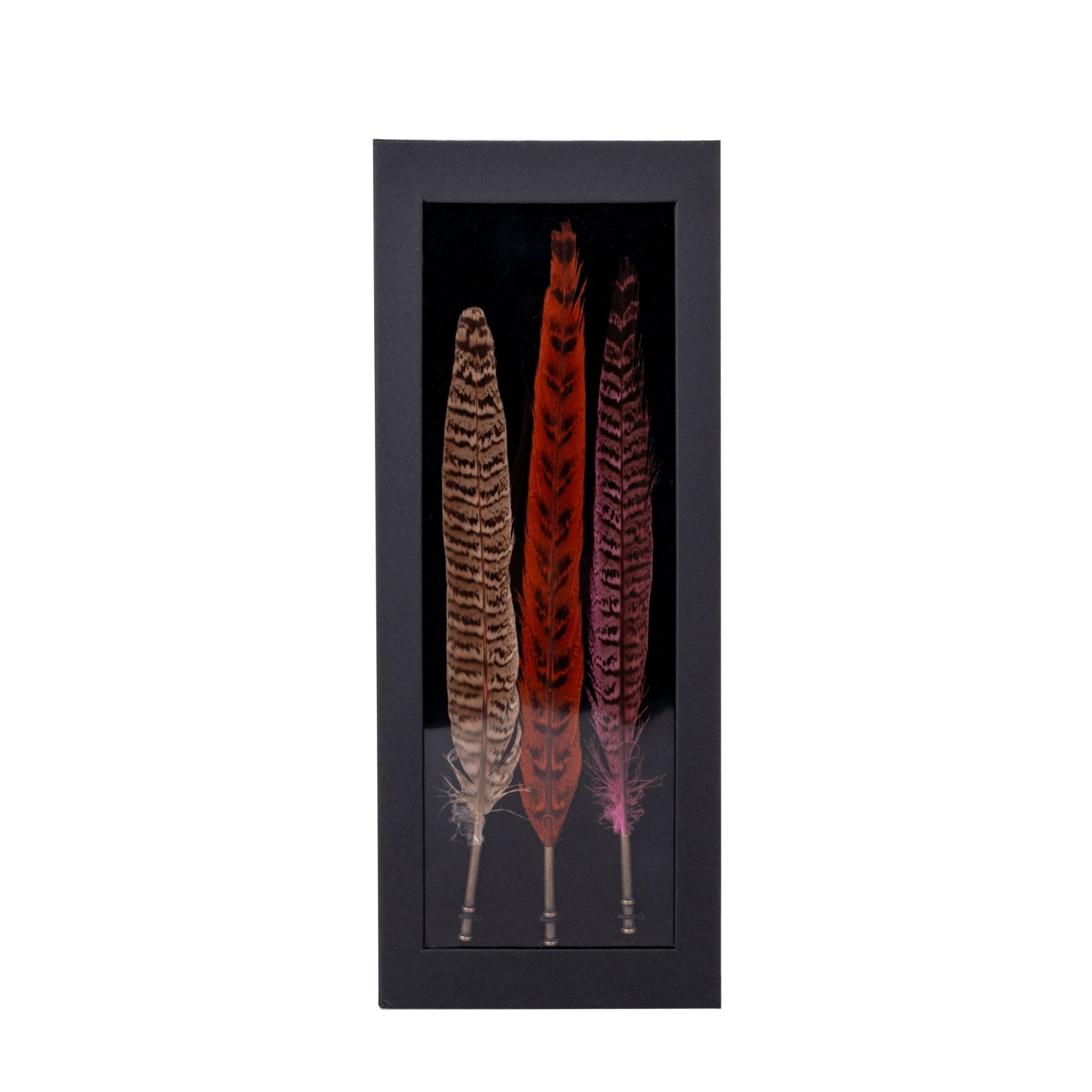 Luxury Hat Natural Feather Trim Set – Handpicked Feathers with Brass Bases - Ruediger Hats