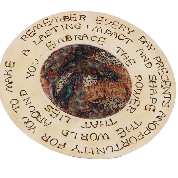 Manifest - Handwritten Lettering Wool Felt Fedora Hat - Ruediger Hats