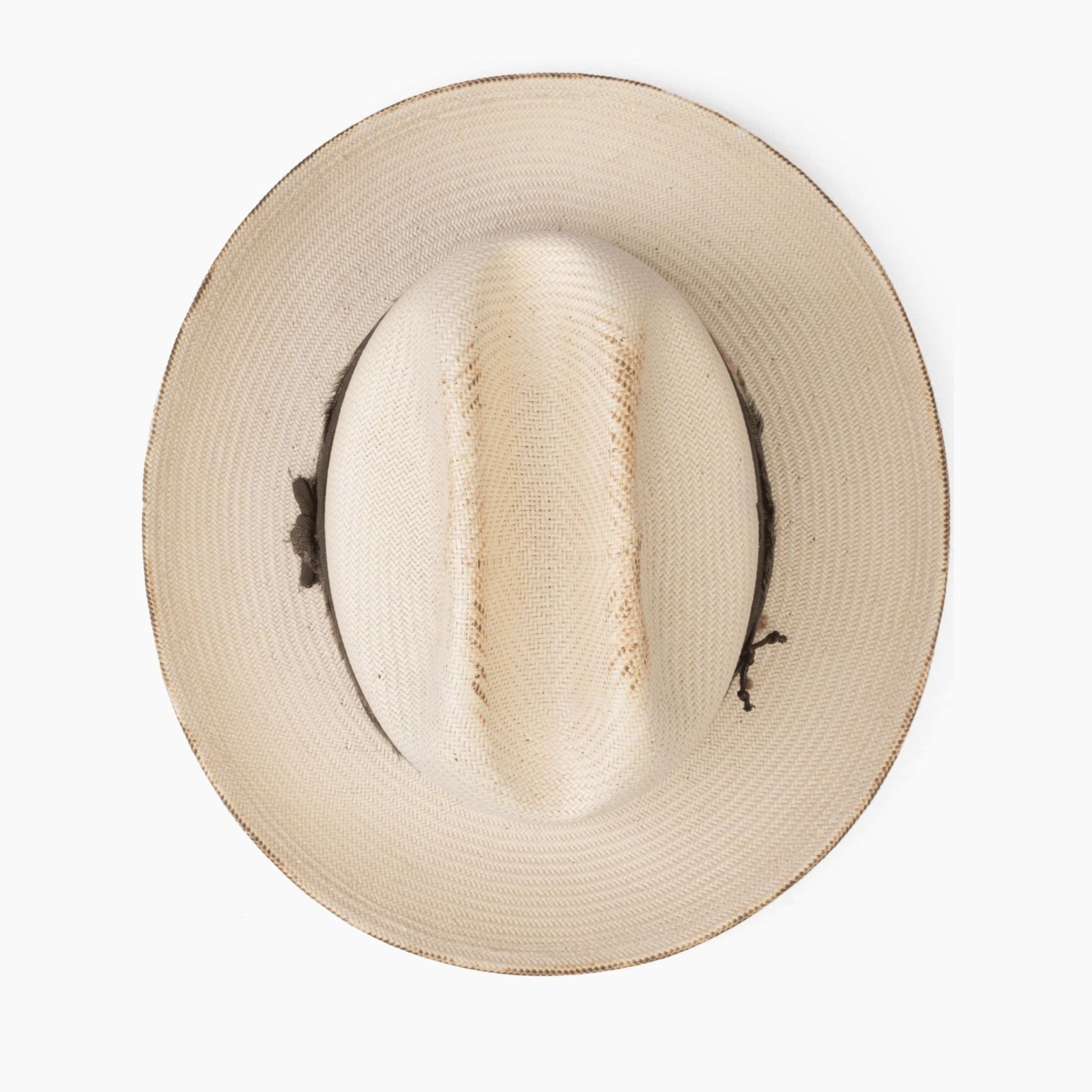 Mesa – Distressed Straw Fedora - Ruediger Hats