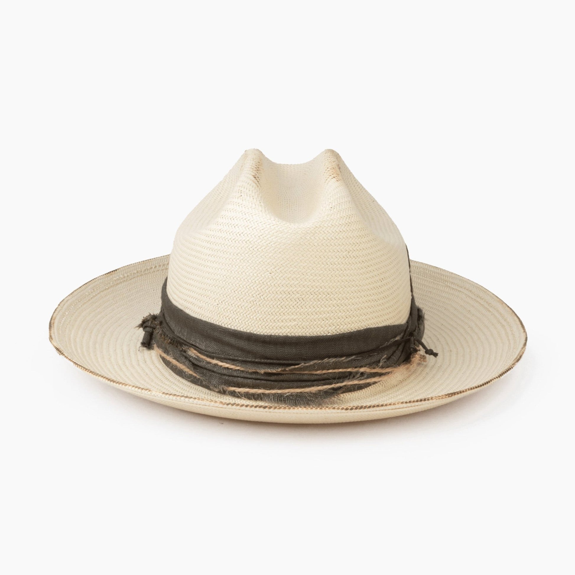 Mesa – Distressed Straw Fedora - Ruediger Hats