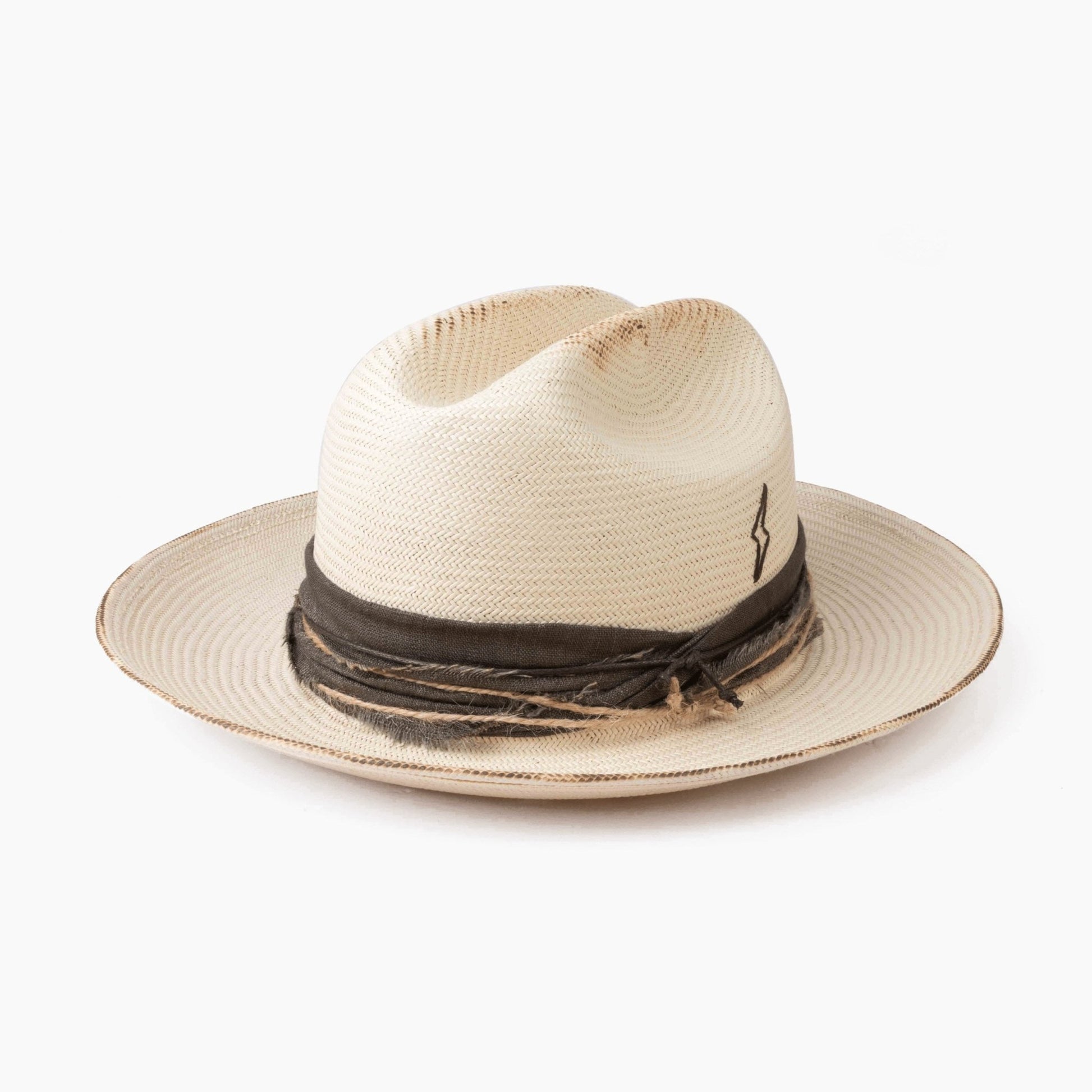 Mesa – Distressed Straw Fedora - Ruediger Hats