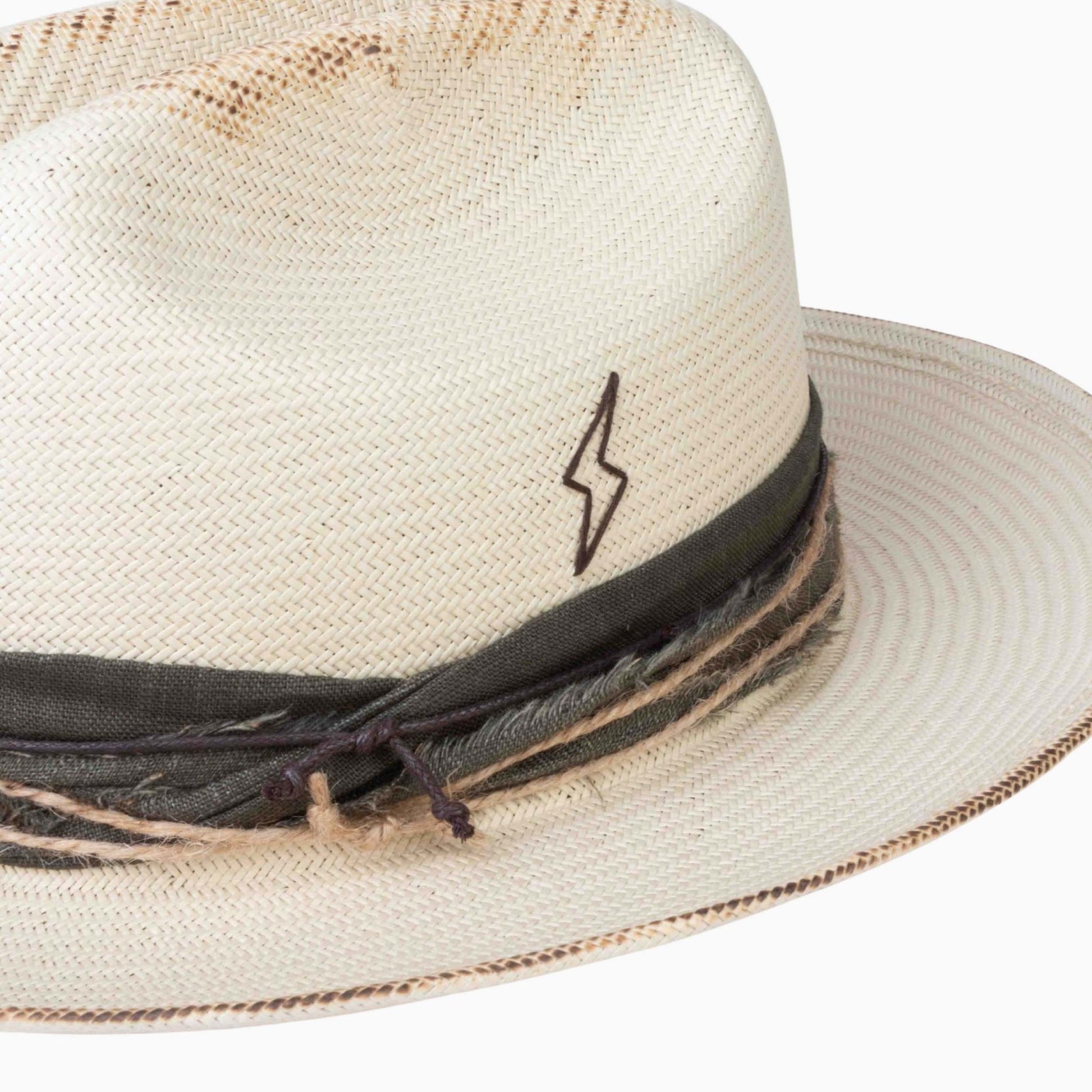 Mesa – Distressed Straw Fedora - Ruediger Hats