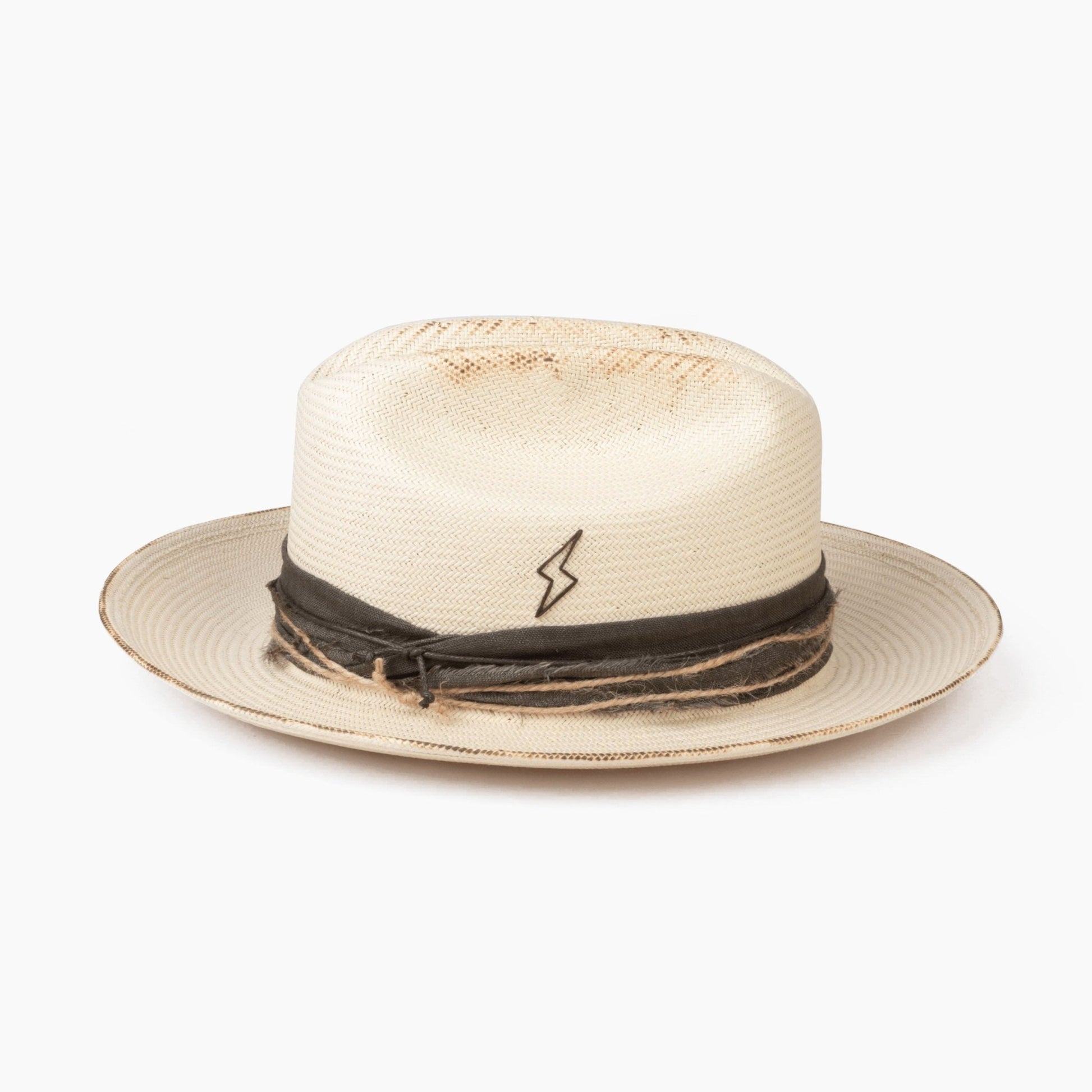 Mesa – Distressed Straw Fedora - Ruediger Hats