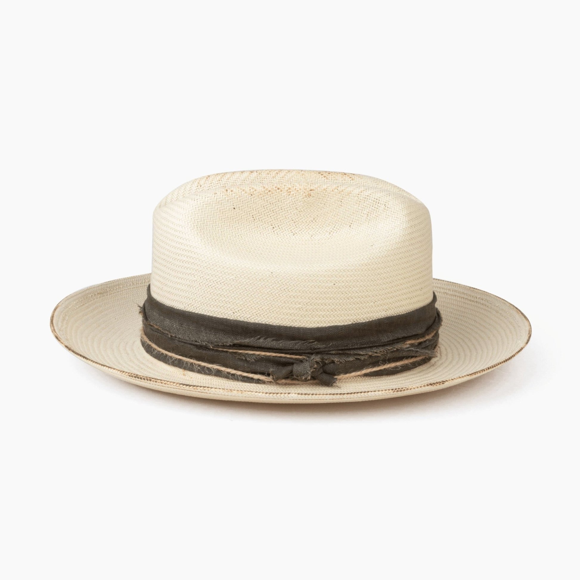 Mesa – Distressed Straw Fedora - Ruediger Hats
