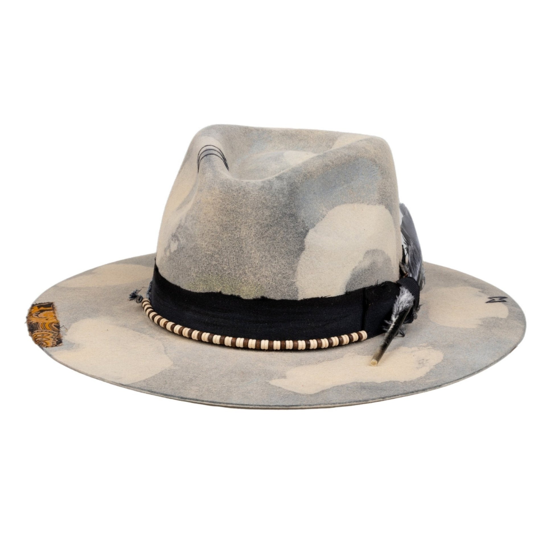 Orion - Vintage Handcrafted Tie - Dye Fedora Hat - Ruediger Hats