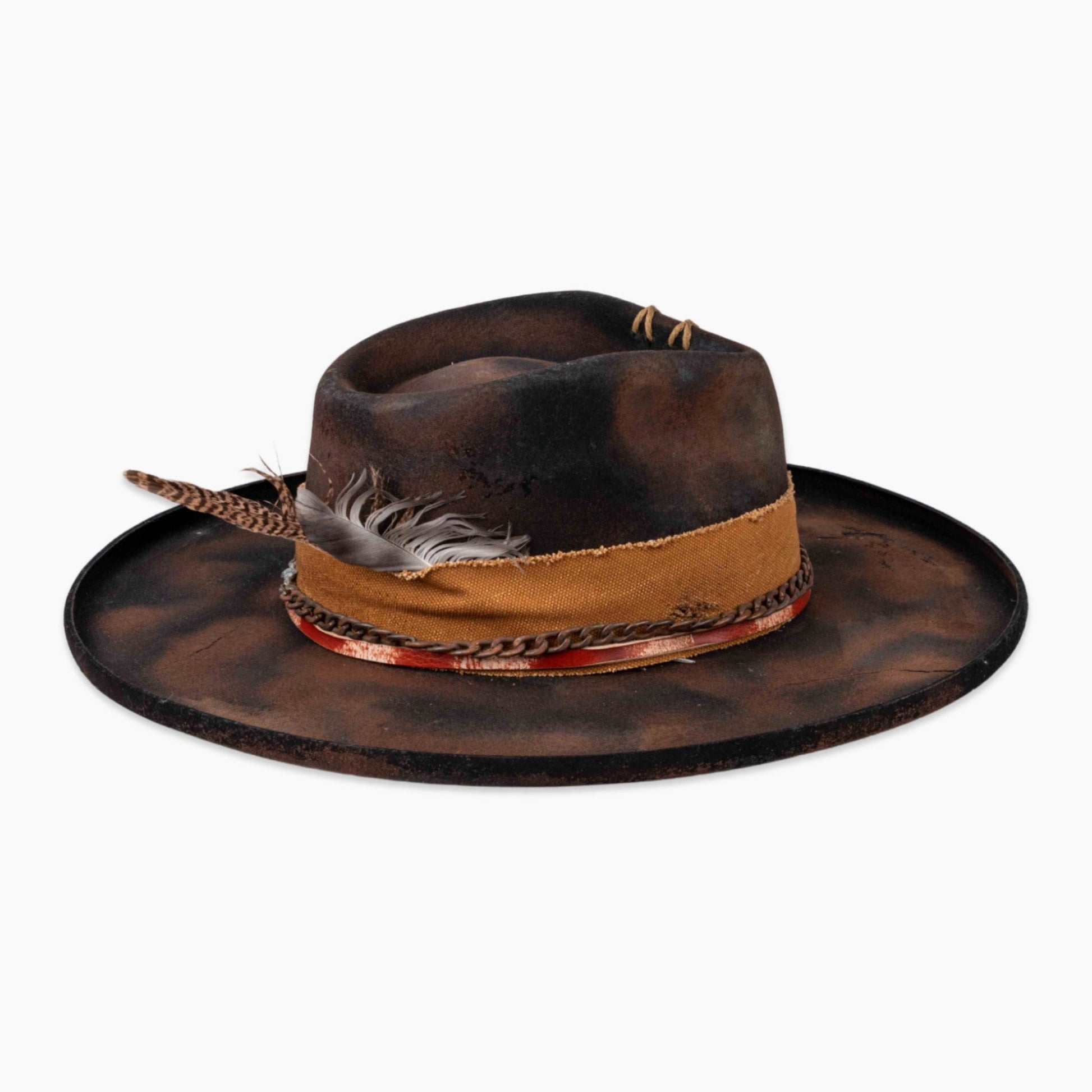 Outrider – Western Fedora with Raw Edge Look - Ruediger Hats