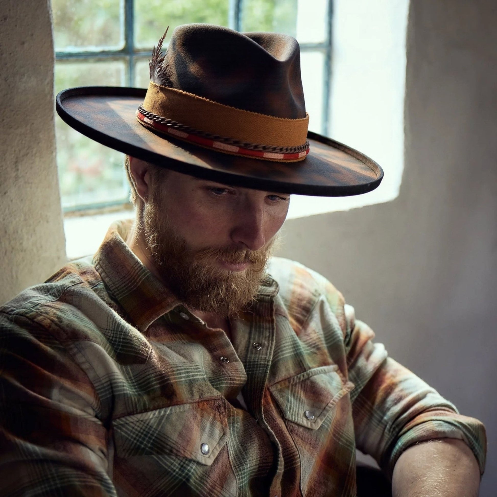 Outrider – Western Fedora with Raw Edge Look - Ruediger Hats