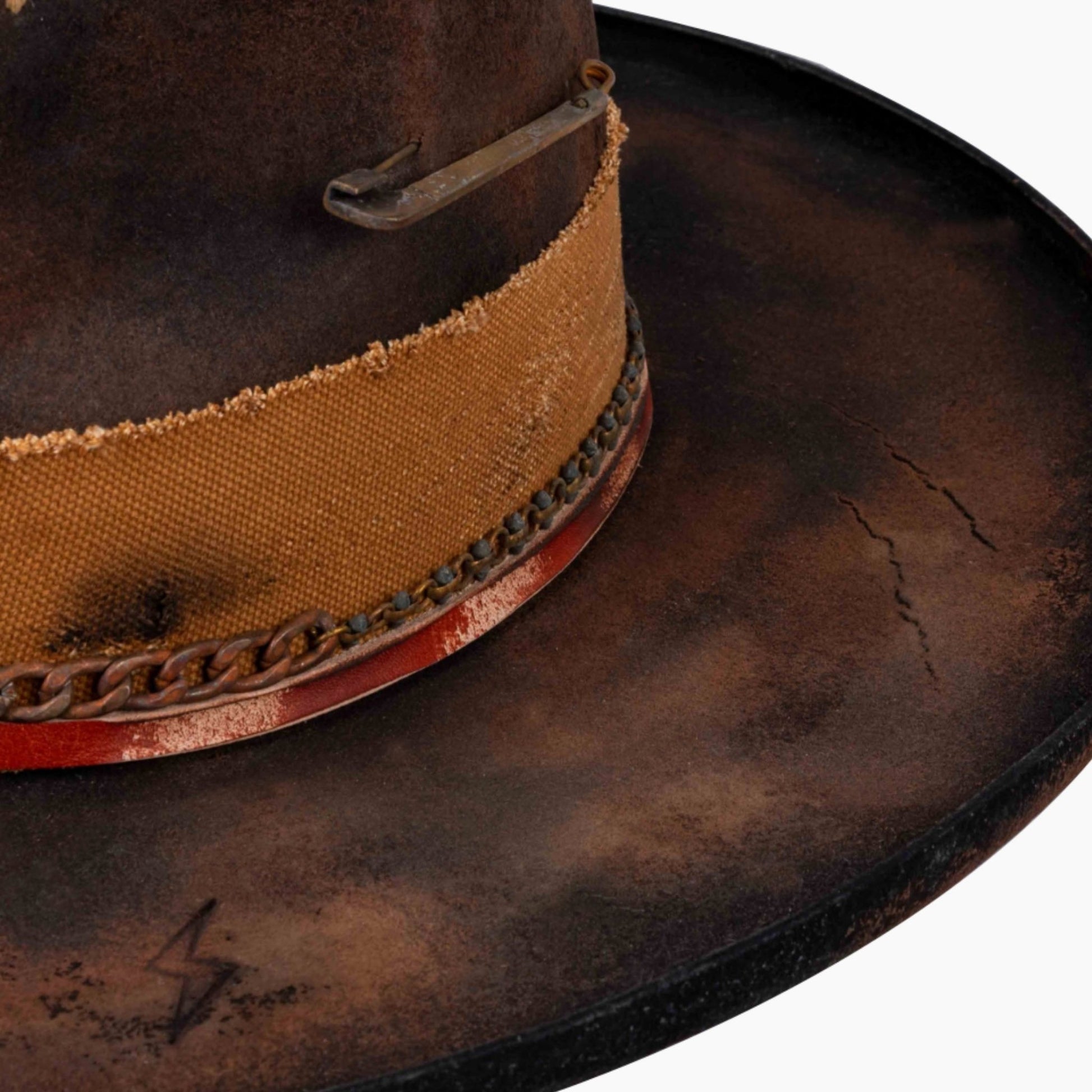 Outrider – Western Fedora with Raw Edge Look - Ruediger Hats