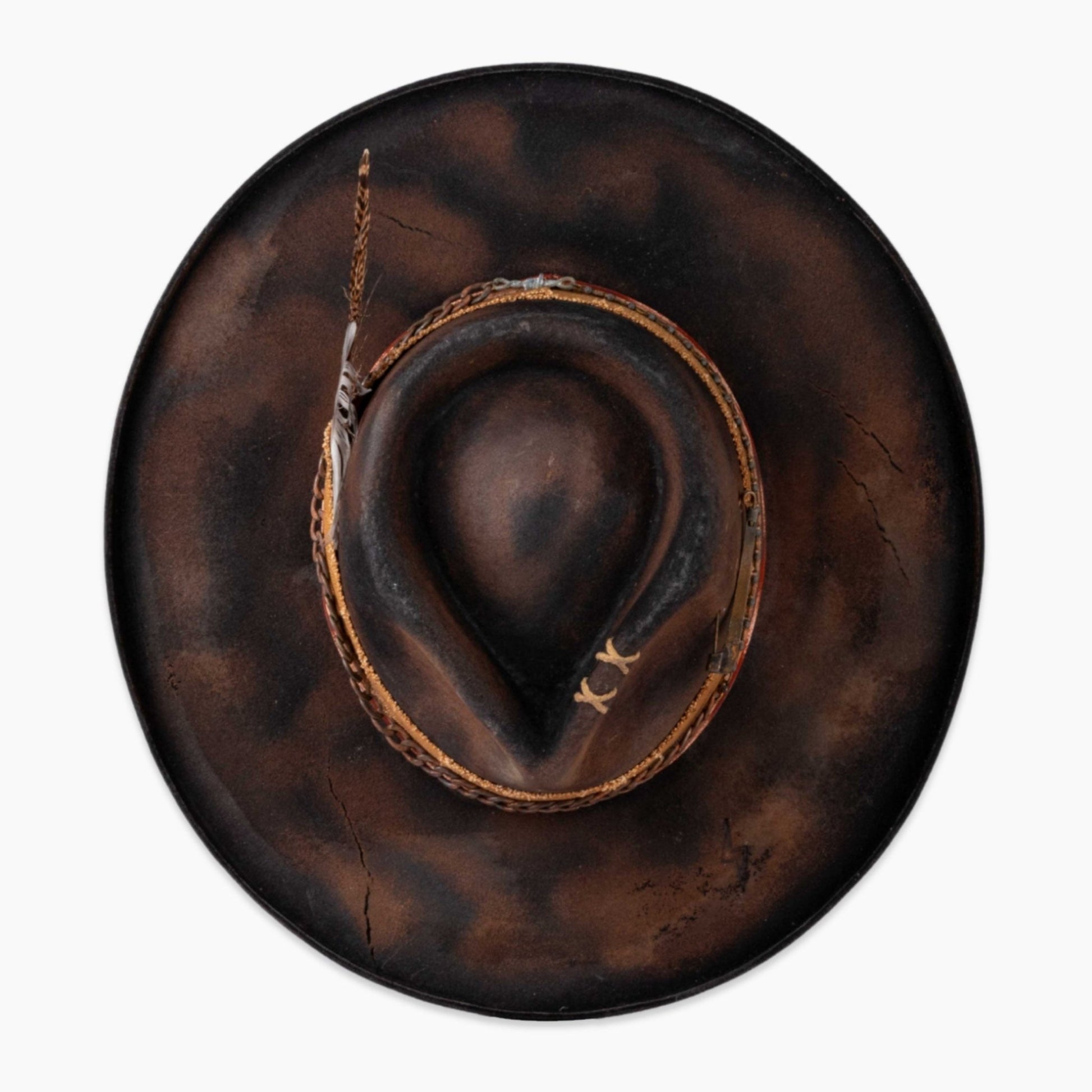 Outrider – Western Fedora with Raw Edge Look - Ruediger Hats