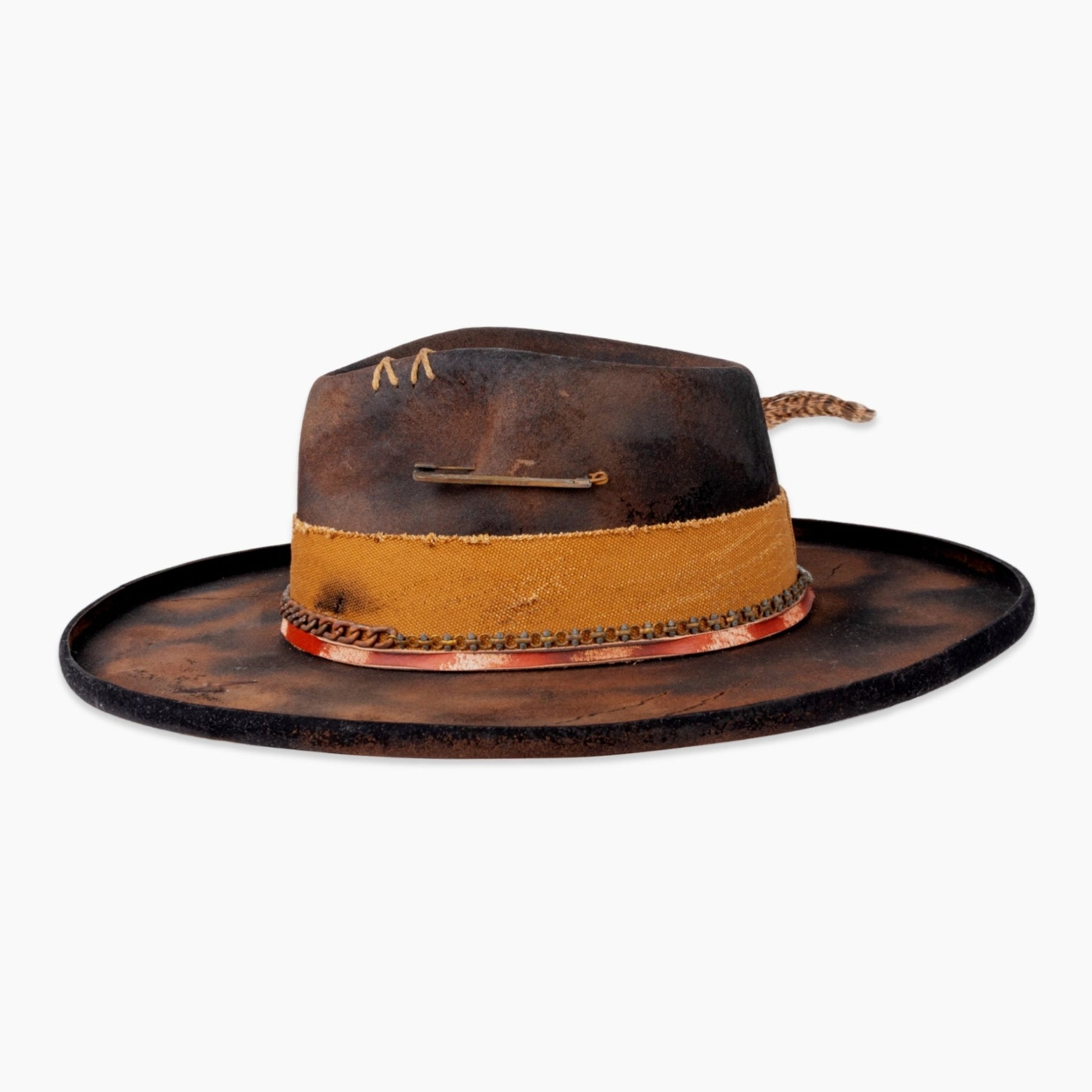 Outrider – Western Fedora with Raw Edge Look - Ruediger Hats