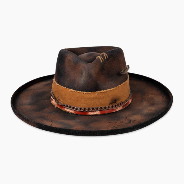 Outrider – Western Fedora with Raw Edge Look - Ruediger Hats