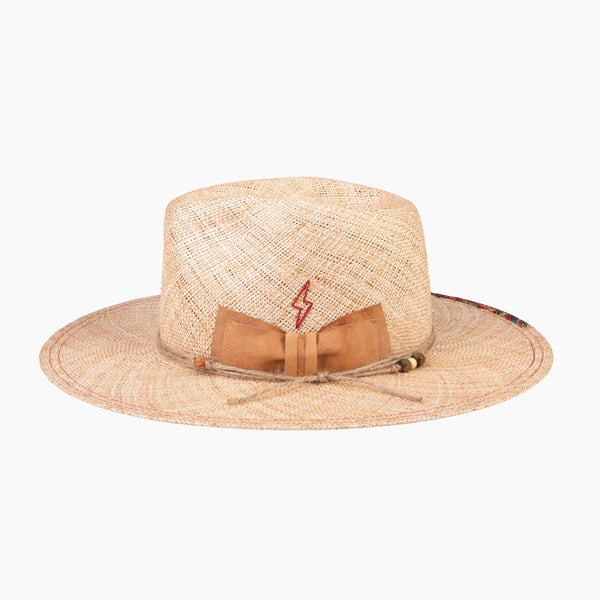 Paloma – Natural Straw Fedora - Ruediger Hats