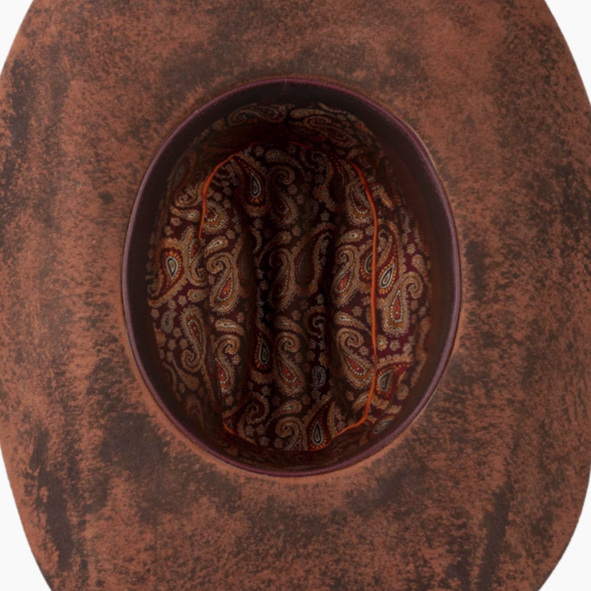 Rustborn – Distressed Cowboy Hat with Stitch Detail - Ruediger Hats