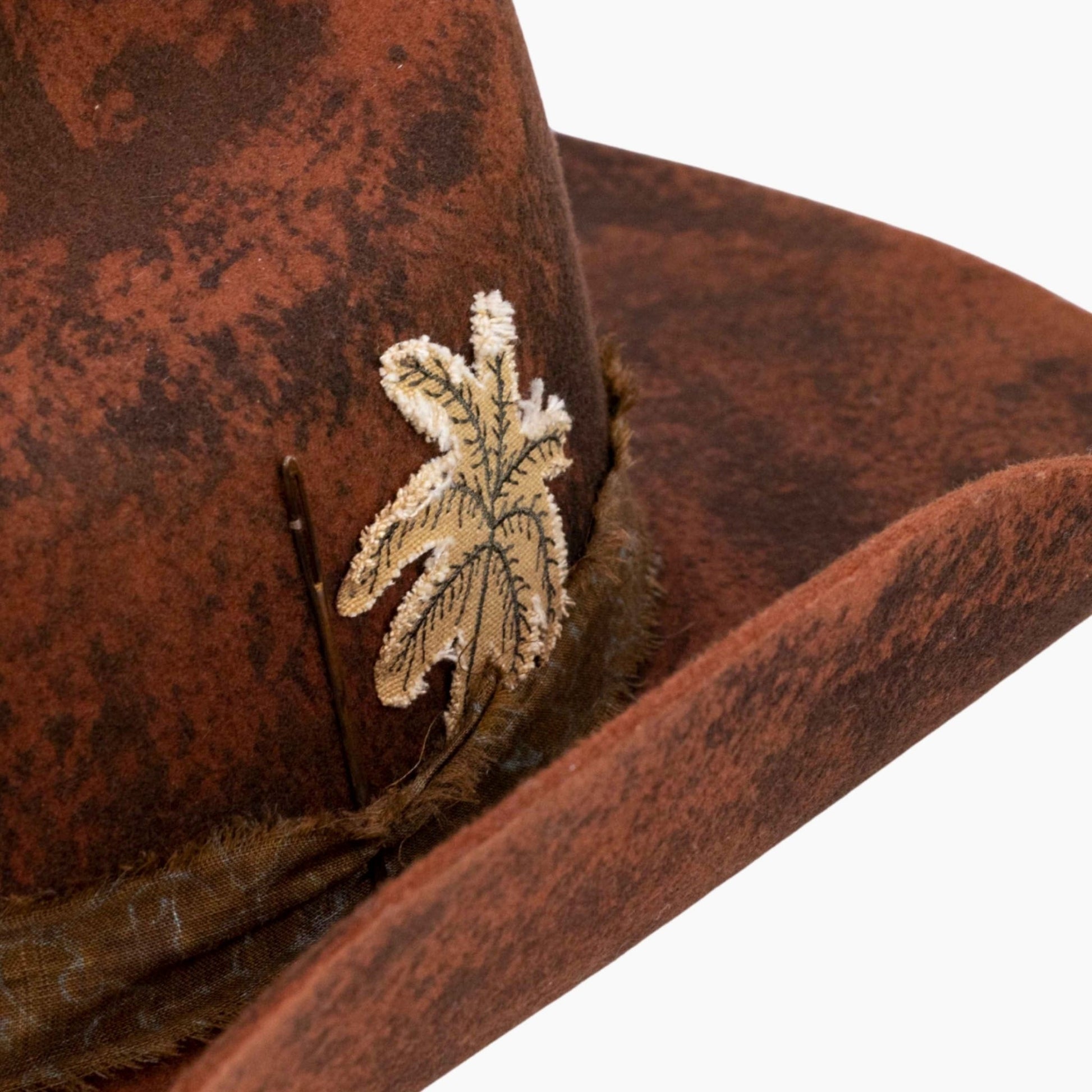 Rustborn – Distressed Cowboy Hat with Stitch Detail - Ruediger Hats