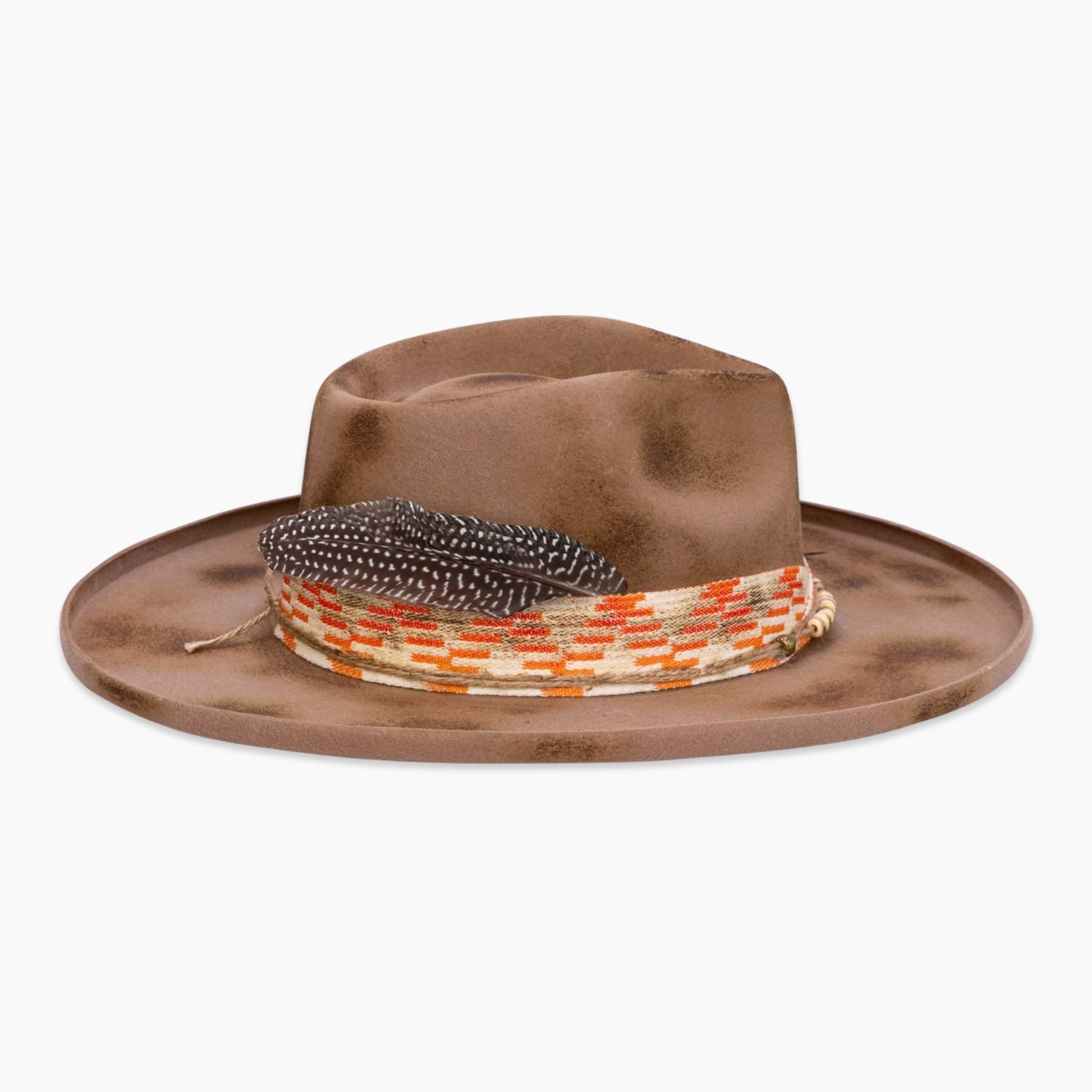 Rustmark – Distressed Western Hat in Burnt Caramel - Ruediger Hats