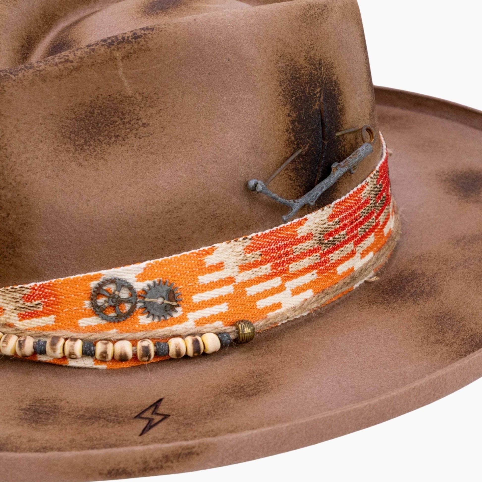 Rustmark – Distressed Western Hat in Burnt Caramel - Ruediger Hats