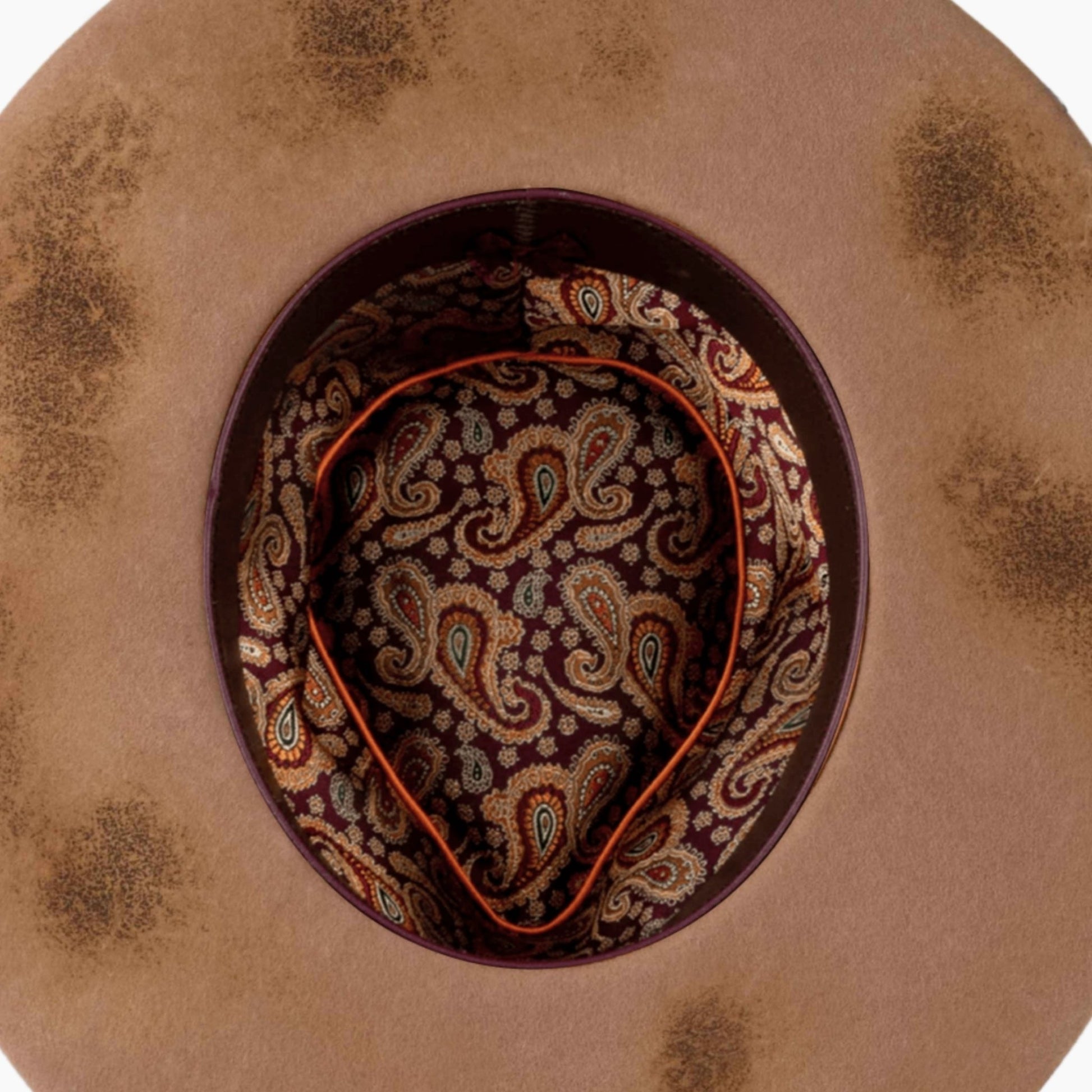 Rustmark – Distressed Western Hat in Burnt Caramel - Ruediger Hats