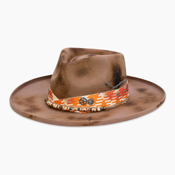 Rustmark – Distressed Western Hat in Burnt Caramel - Ruediger Hats