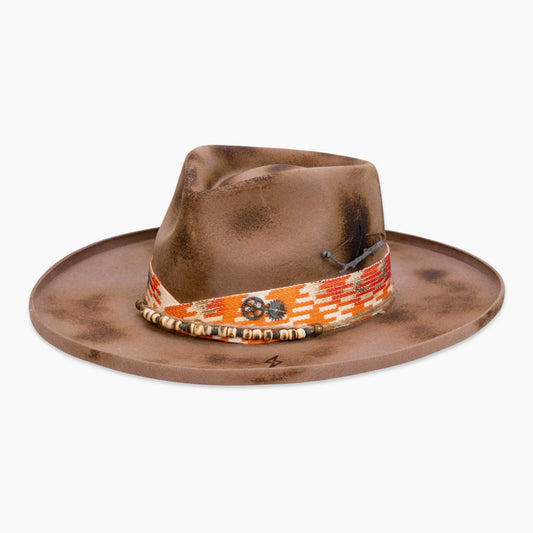 Rustmark – Distressed Western Hat in Burnt Caramel - Ruediger Hats